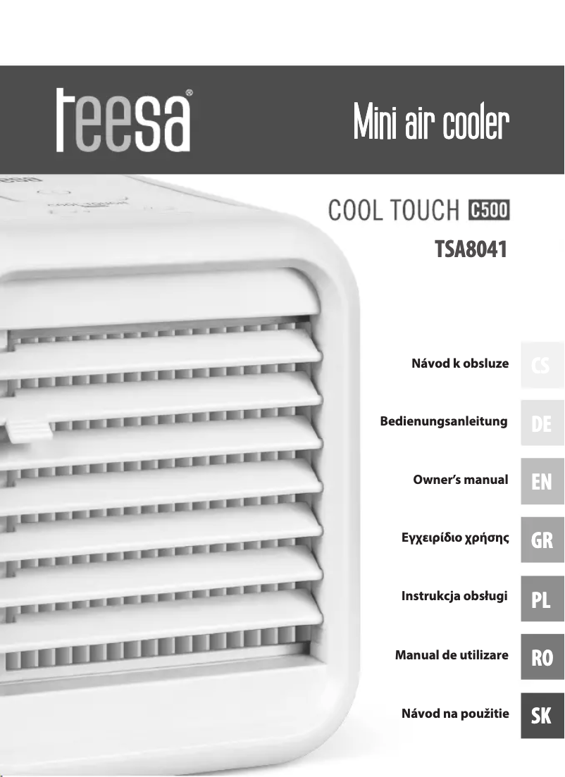Page n°1 - Manuel utilisateur Teesa Cool Touch C500 TSA8041