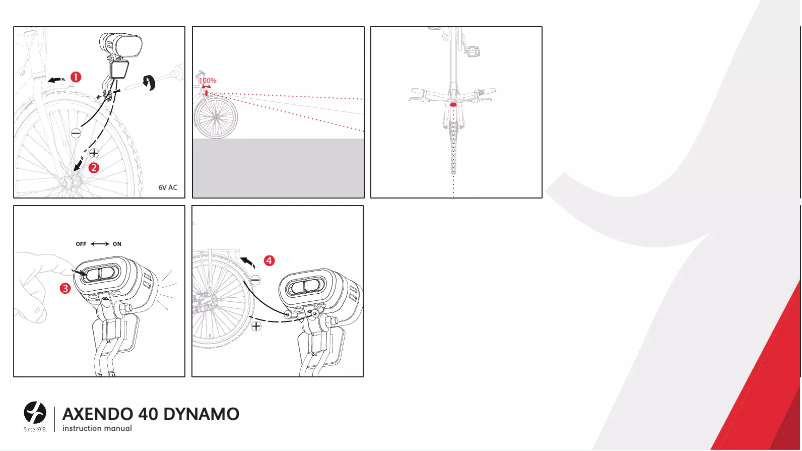 Imagen de la primera página del manual del dispositivo Axendo 40