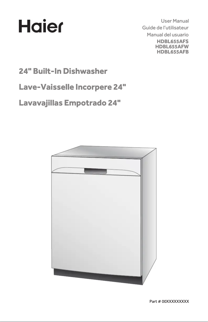 Image de la première page du manuel de l'appareil HDBL655AFB