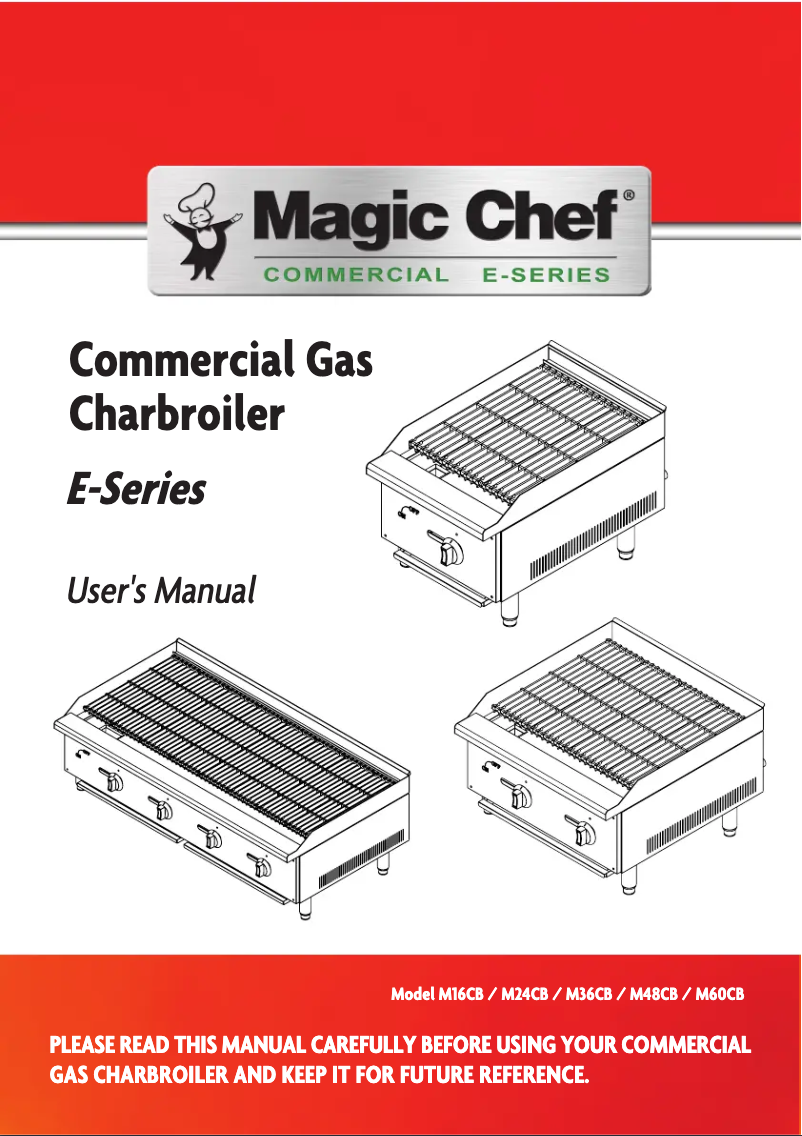 Página 1 del manual Manual de usuario Magic Chef M36CB