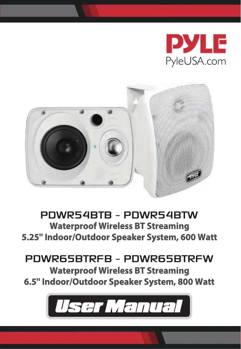 Image de la première page du manuel de l'appareil PDWR64BTW