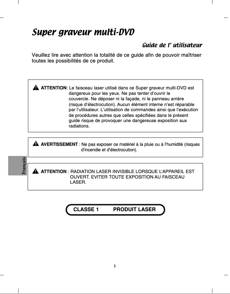 Image de la première page du manuel de l'appareil GH24NS90