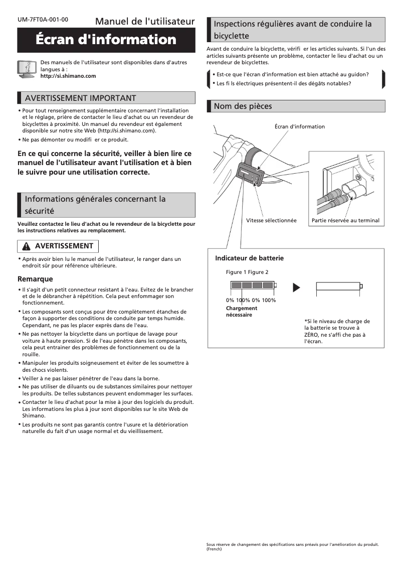 Imagen de la primera página del manual del dispositivo SC-S705