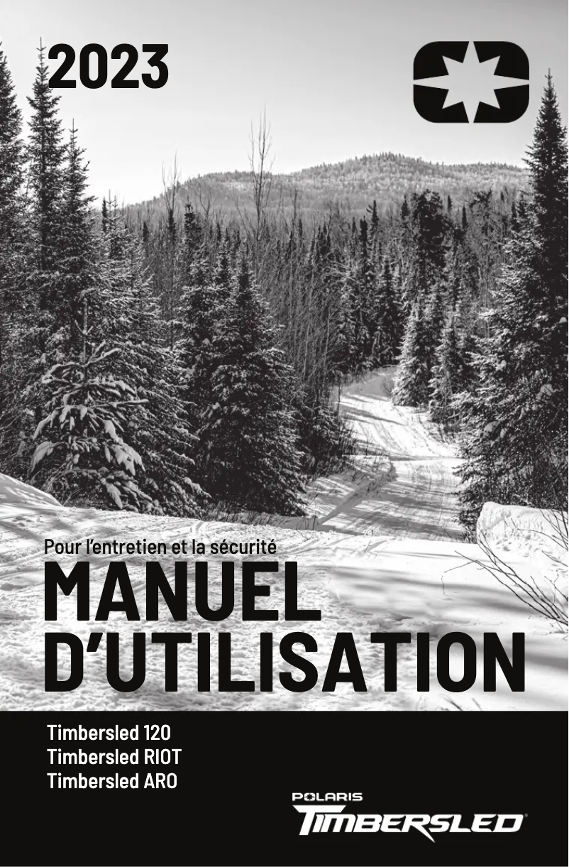 Page 1 de la notice Manuel utilisateur Timbersled ARO 3 Pro (2023)