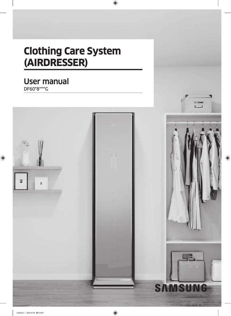Page n°1 - Manuel utilisateur Samsung DF60R8600CG