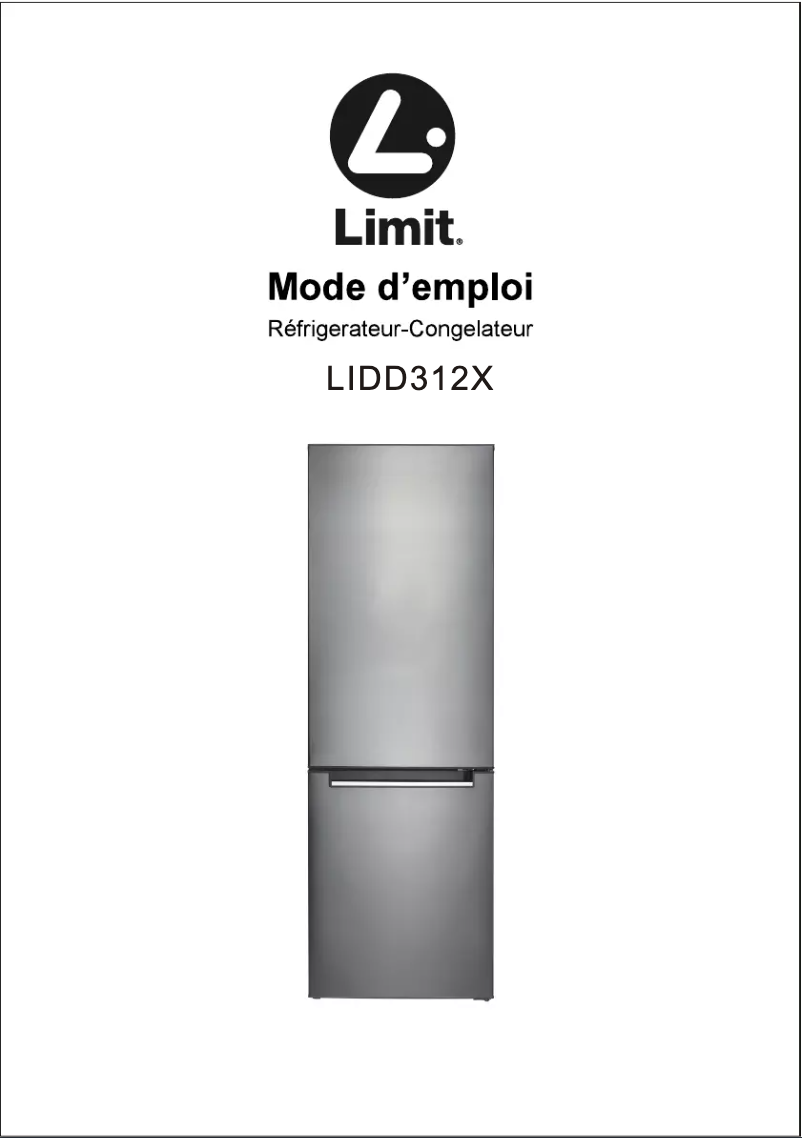 Page n°1 - Manuel utilisateur Limit LIDD312