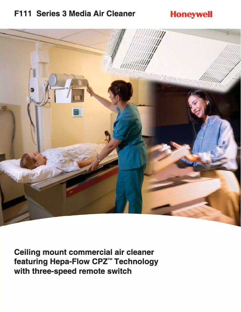 Page 1 de la notice Brochure Honeywell F111C1003W-3S