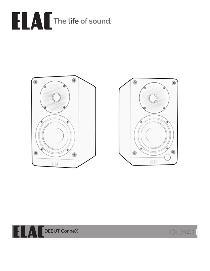 Page n°1 - Manuel utilisateur ELAC Debut ConneX DCB41