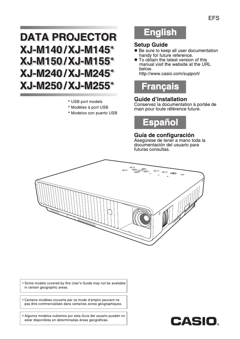 Image de la première page du manuel de l'appareil XJ-M145