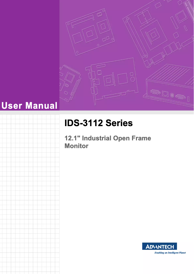 Image de la première page du manuel de l'appareil IDS-3112P-60XGA1
