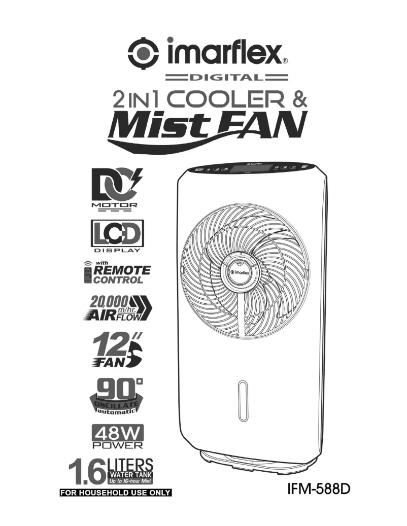 Page 1 de la notice Manuel utilisateur Imarflex IFM-588D