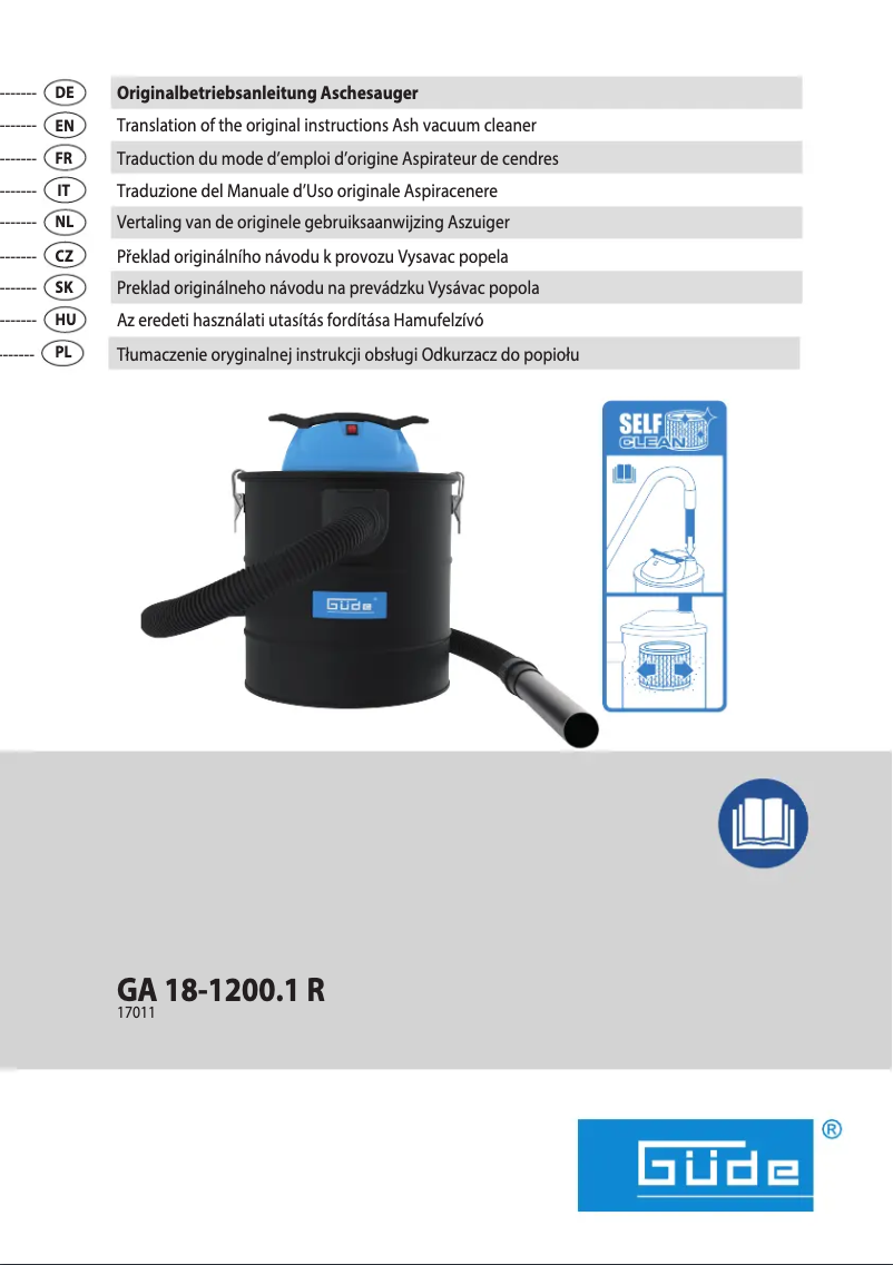 Page 1 de la notice Manuel utilisateur Güde GA 18-1200.1R