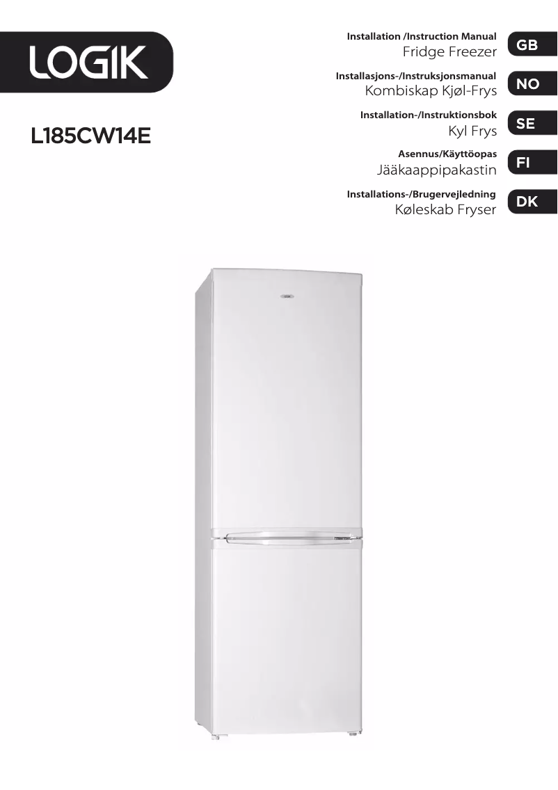 Page 1 de la notice Manuel utilisateur Logik L185CW14E