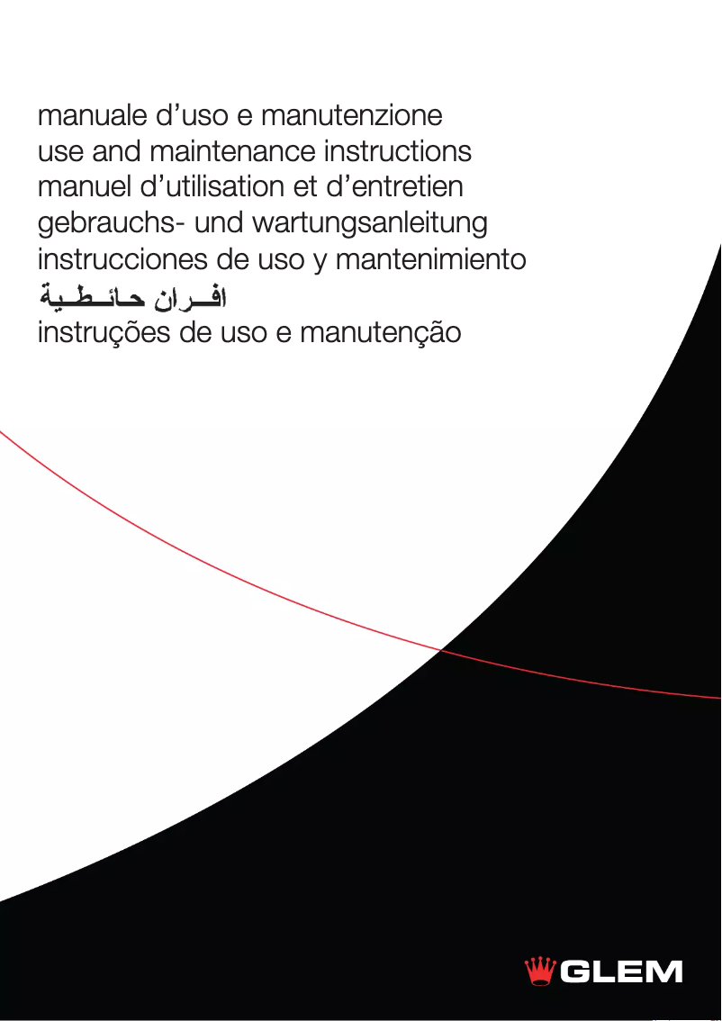 Page n°1 - Manuel utilisateur Glem Gas GF9W21IXN