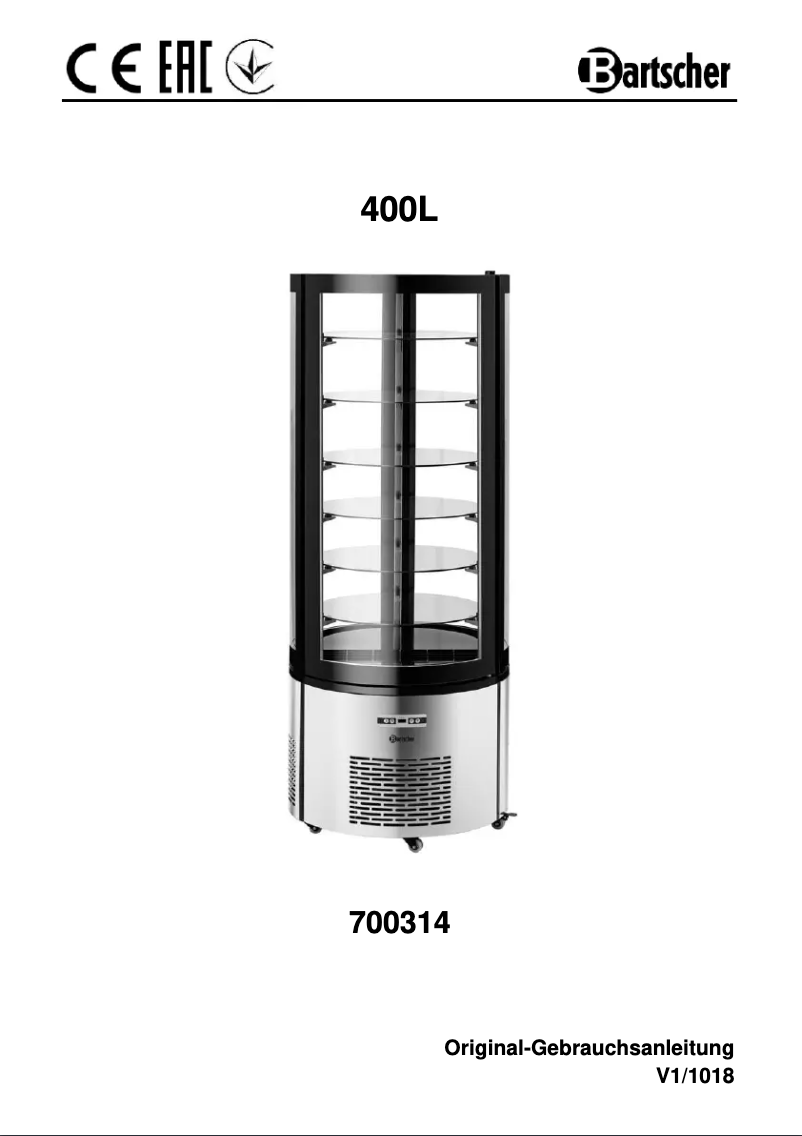 Image de la première page du manuel de l'appareil 700314