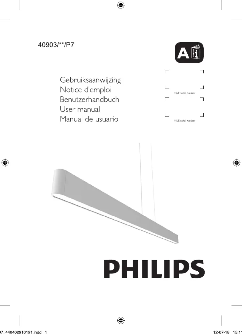 Image de la première page du manuel de l'appareil 4090331P7