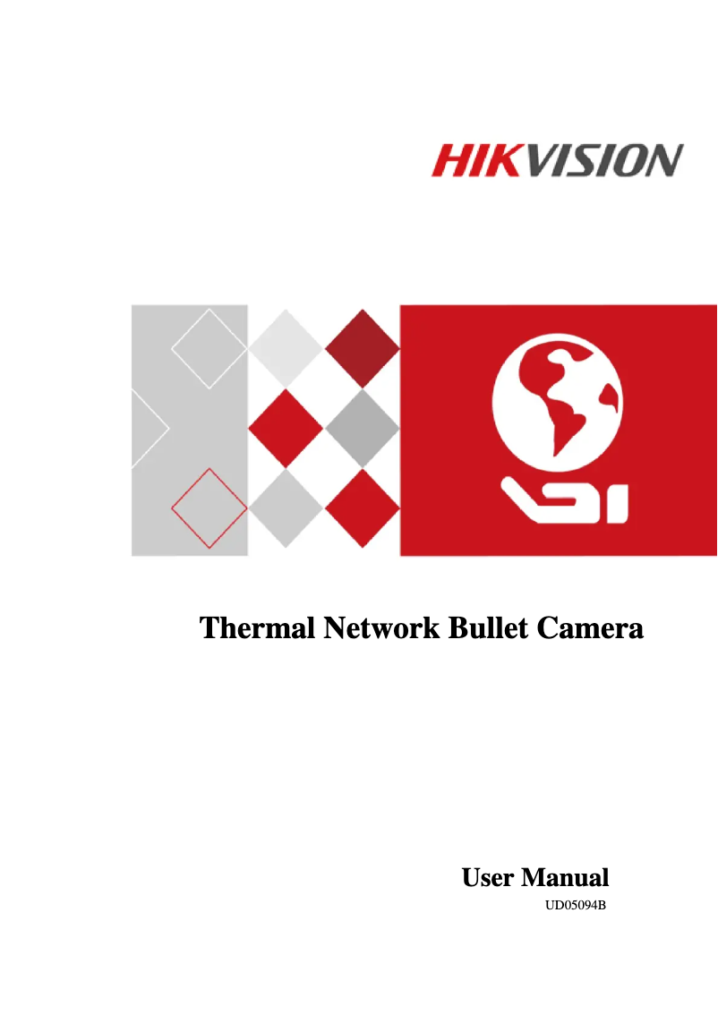 Page 1 de la notice Manuel utilisateur Hikvision DS-2TD2166-35/V1