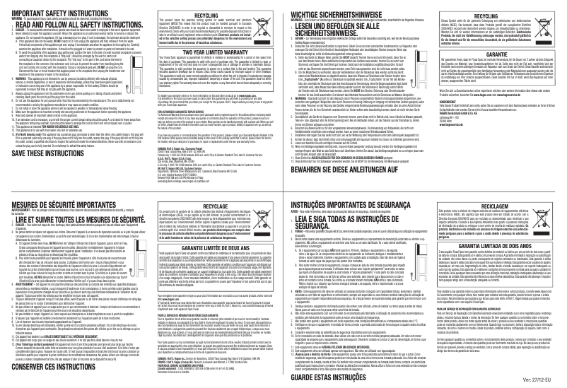 Page 1 de la notice Manuel utilisateur Fluval Spec 5