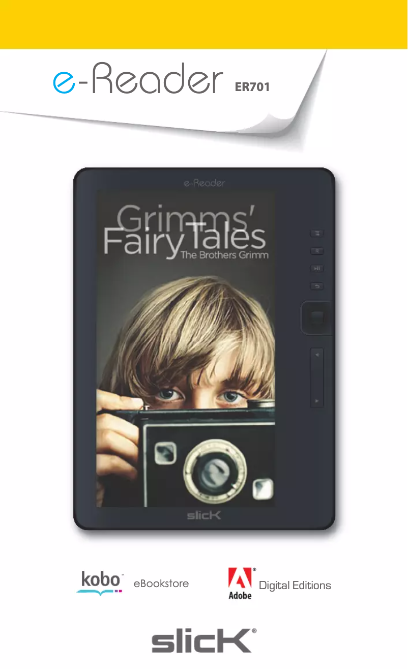 Image de la première page du manuel de l'appareil ER701