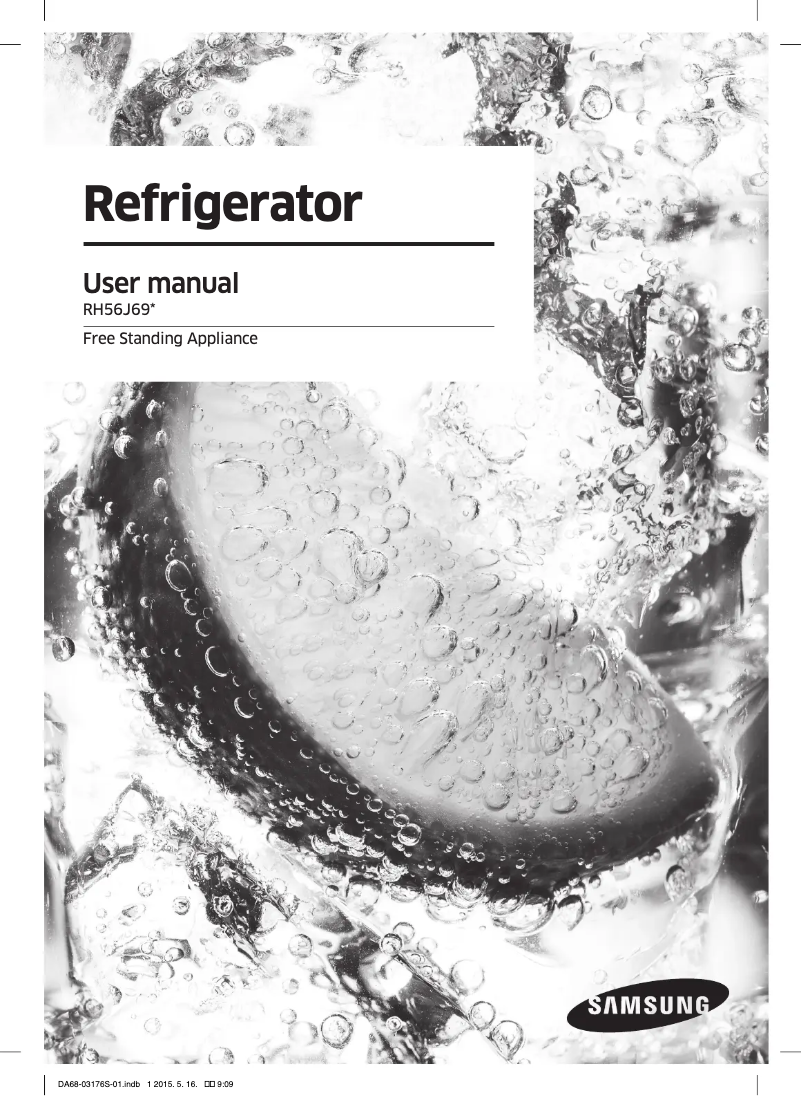 Image de la première page du manuel de l'appareil RH56J6917SLA