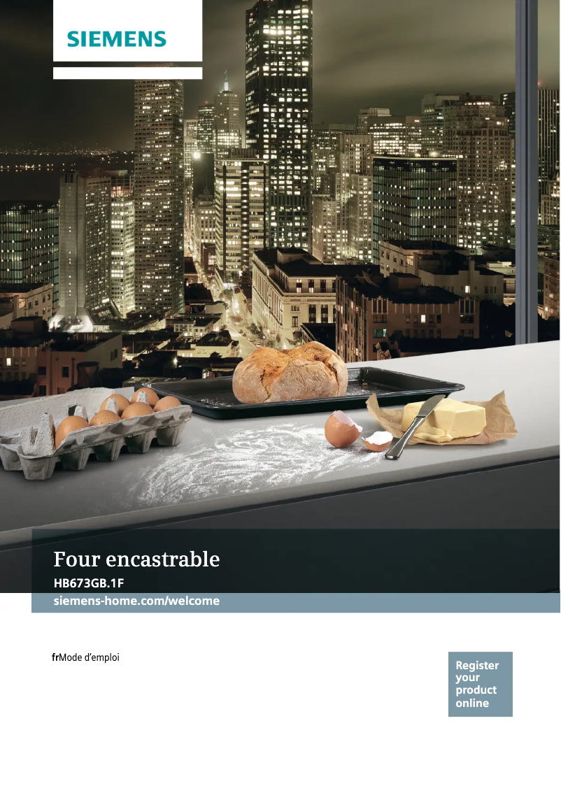 Page n°1 - Mode d'emploi Siemens HB673GBW1F