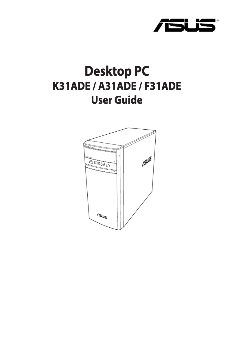 Page 1 de la notice Manuel utilisateur Asus VivoPC K31ADE
