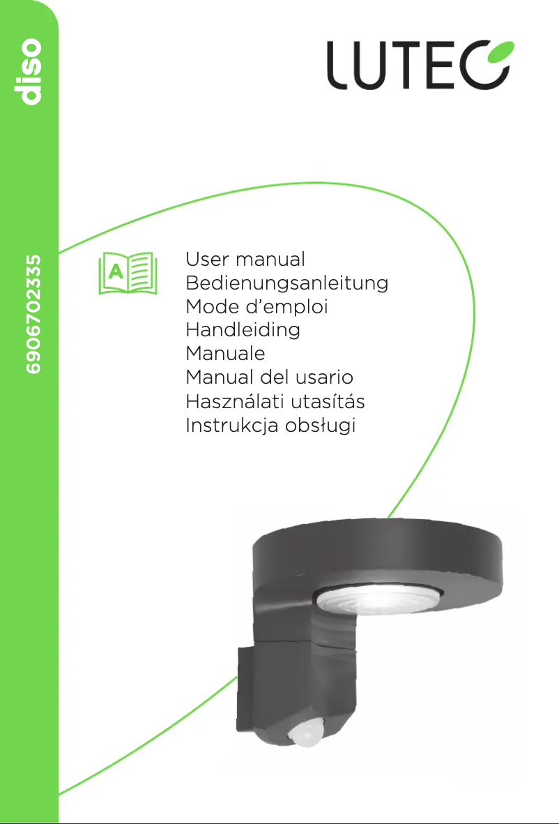 Page n°1 - Manuel utilisateur Lutec Diso
