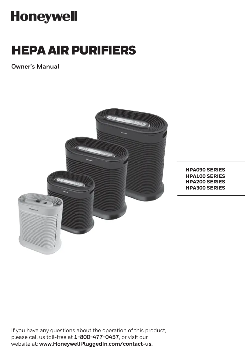 Page 1 de la notice Manuel utilisateur Honeywell HPA300COM