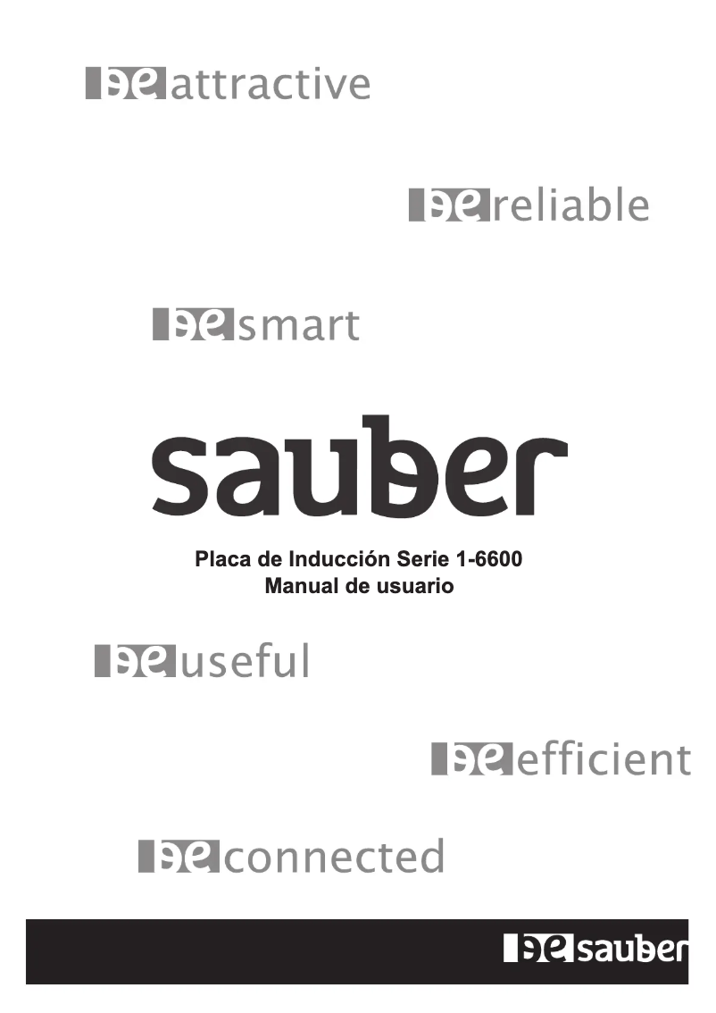 Page 1 de la notice Manuel utilisateur Sauber SERIE 1-6600