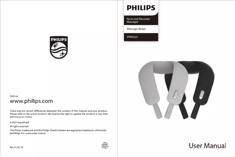 Page n°1 - Manuel utilisateur Philips PPM3321