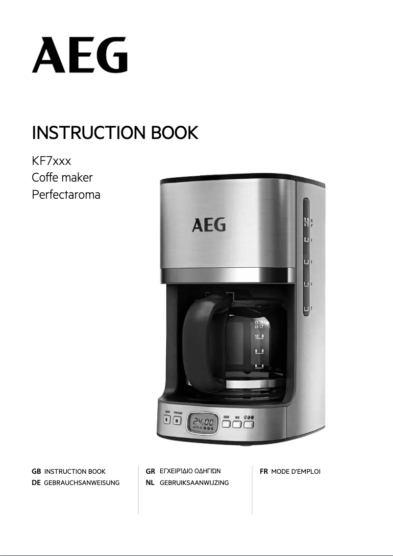 Page 1 de la notice Manuel utilisateur AEG KF7600