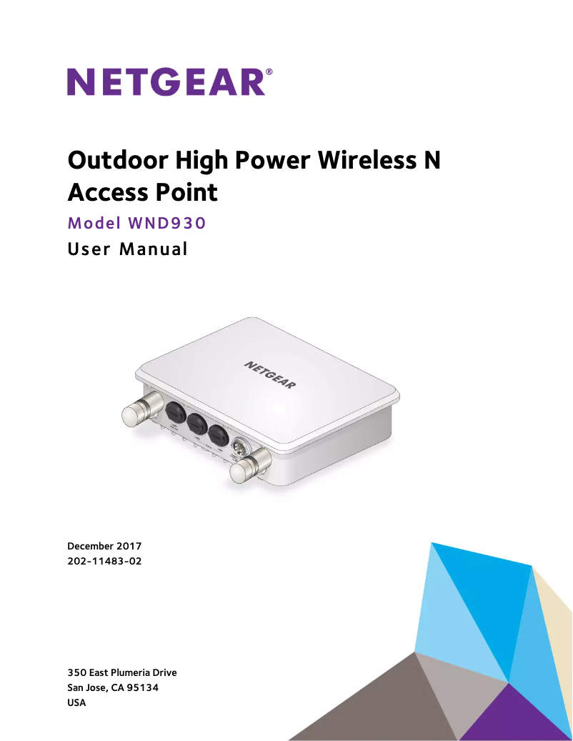 Page n°1 - Manuel utilisateur Netgear WND930