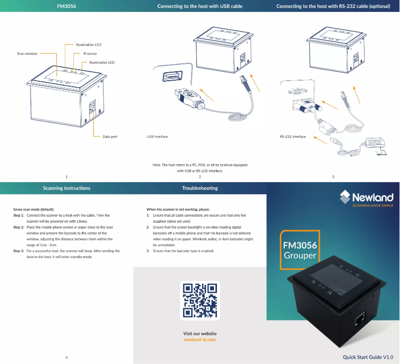 Página 1 del manual Manual de usuario Newland FM3056 Grouper