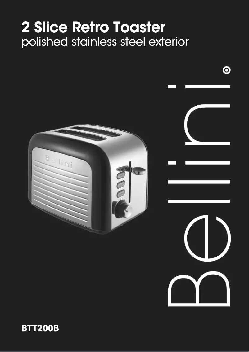 Page n°1 - Manuel utilisateur Bellini BTT200B
