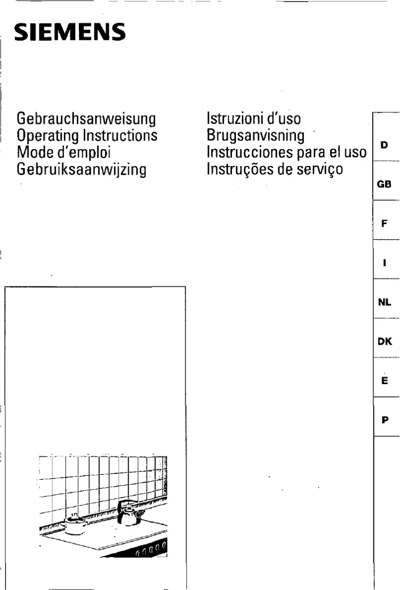 Page 1 de la notice Manuel utilisateur Siemens EI73250