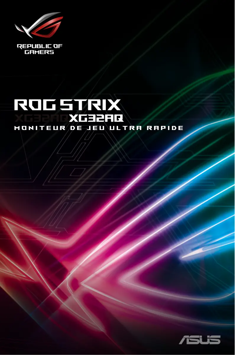 Page n°1 - Manuel utilisateur Asus ROG Strix XG32AQ