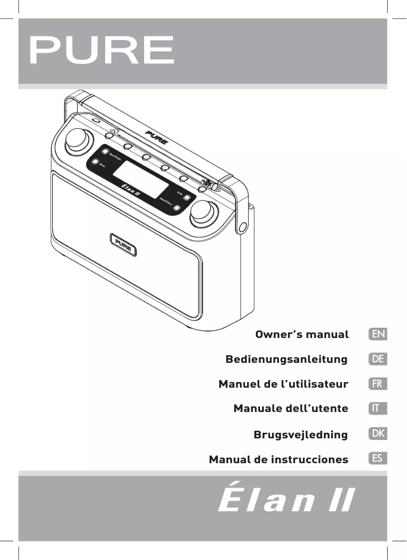 Page 1 of the manual User Manual Pure Elan 2