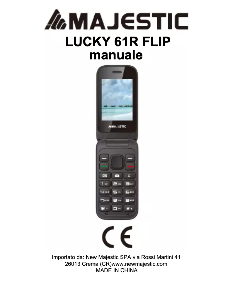 Image de la première page du manuel de l'appareil TLF-LUCKY 61R FLIP