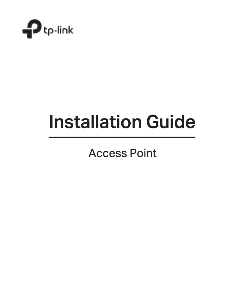 Page 1 de la notice Manuel utilisateur TP-Link Festa F65-Wall