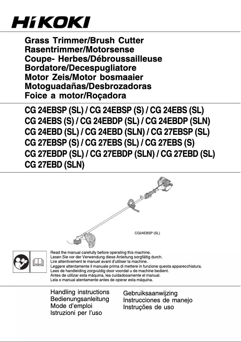 Page 1 de la notice Manuel utilisateur HiKOKI CG27EBSP