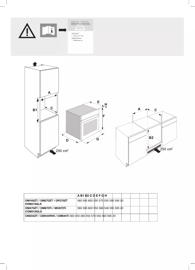 Página 1 del manual Guía de instalación Etna CM244ZT