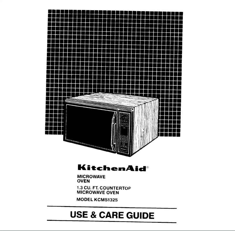 Page n°1 - Manuel utilisateur KitchenAid KCMS132SBL2