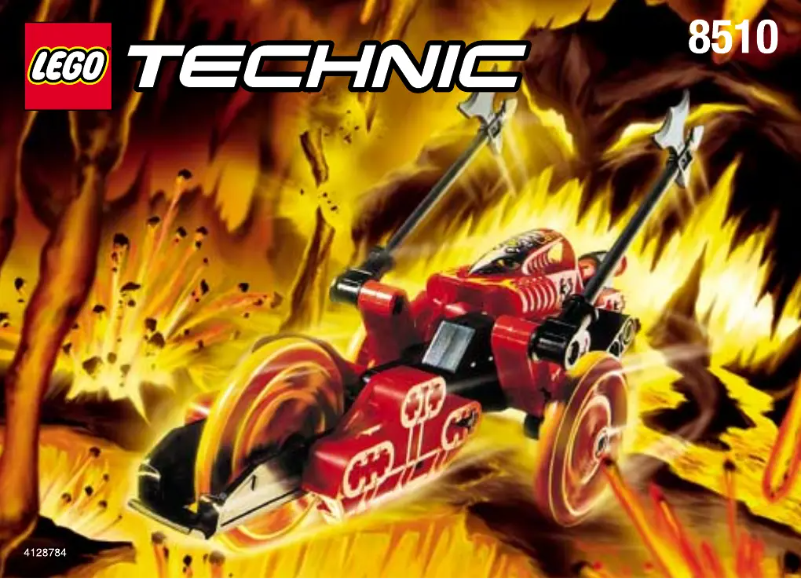 Page 1 de la notice Manuel utilisateur Lego Roboriders 8510