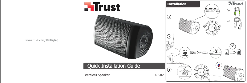 Image de la première page du manuel de l'appareil Portable Boombox 18502