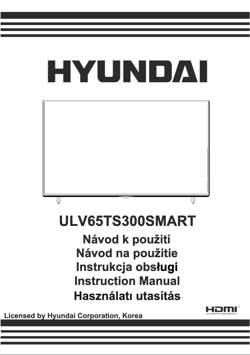 Page 1 de la notice Manuel utilisateur Hyundai ULV65TS300SMART