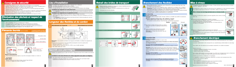 Page n°1 - Guide d'installation Bosch WVH28360FF