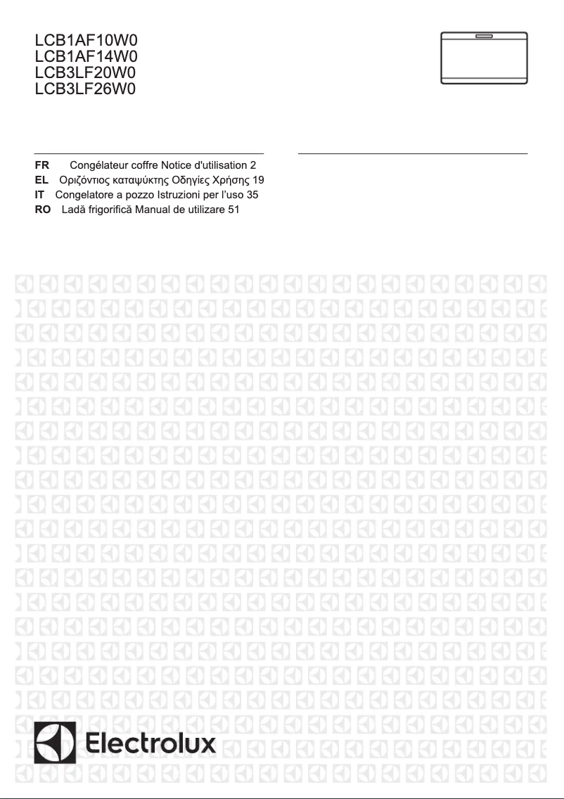 Image de la première page du manuel de l'appareil LCB1AF14W0