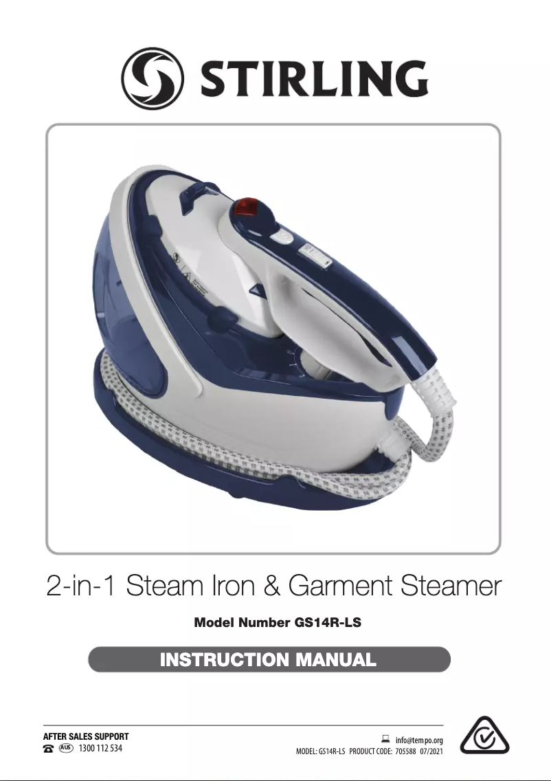 Page 1 de la notice Manuel utilisateur Stirling GS14R-LS