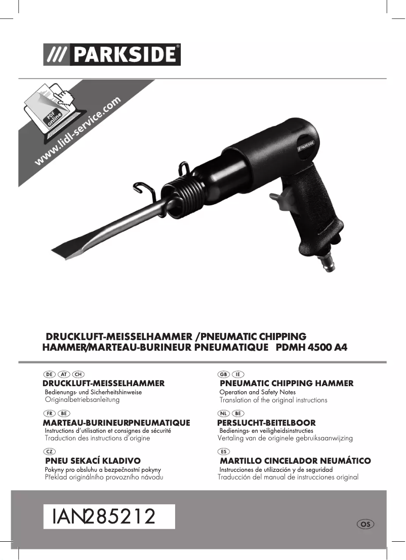 Image de la première page du manuel de l'appareil PDMH 4500 A4