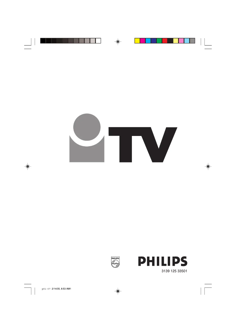 Page 1 de la notice Manuel utilisateur Philips 29HT3312